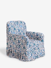 Cath Kidston Strawberry Garden Blue Chair Thrilled Small 2 Seater Sofa - Image 6 of 8