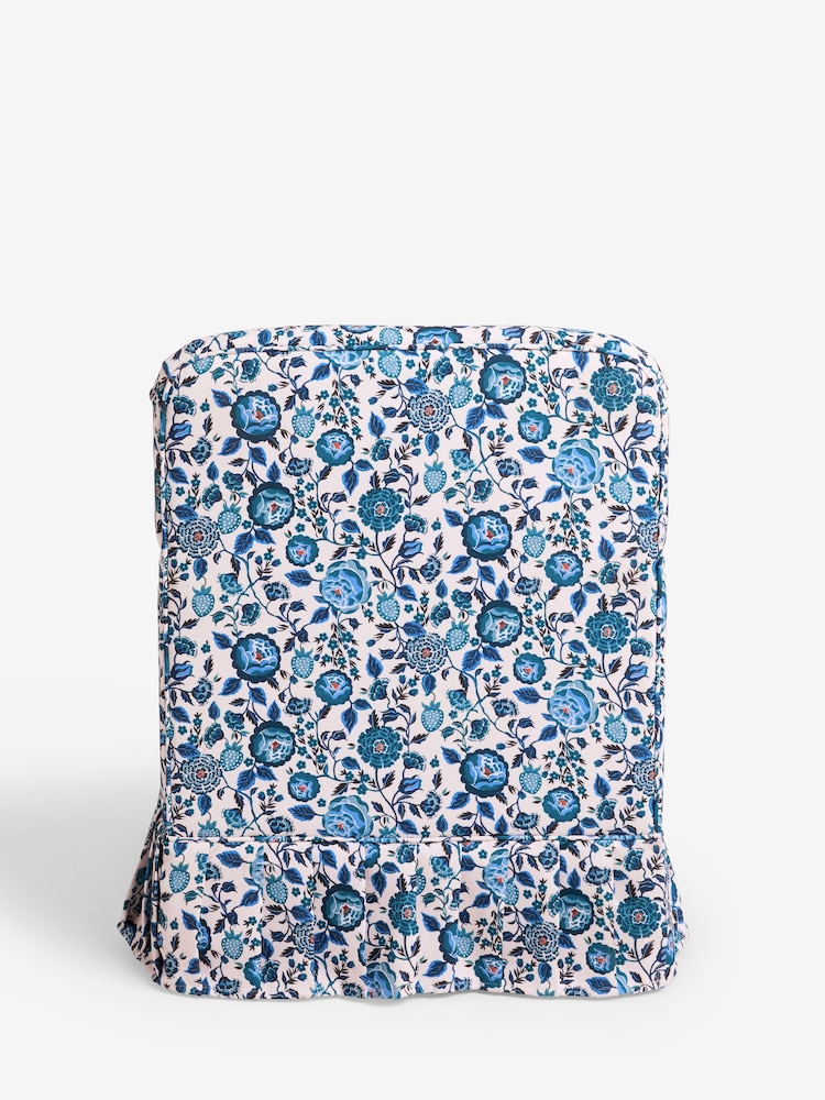 Cath Kidston Strawberry Garden Blue Chair Thrilled Small 2 Seater Sofa - Image 8 of 8