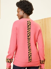 Love & Roses Pink Cosy Knitted Jumper - Image 2 of 4