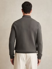 Reiss Sage Freddie Hybrid Quilt and Interlock Jersey Zip-Through Jacket - Image 5 of 6