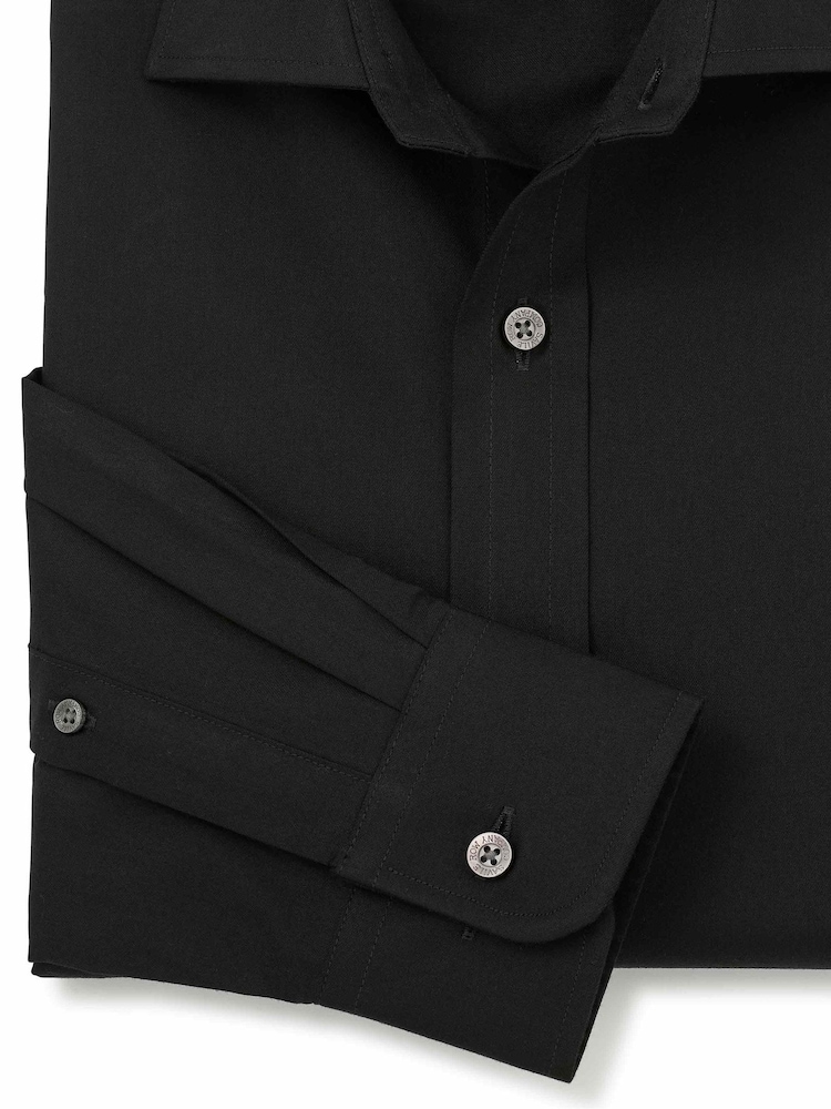 Savile Row Company Slim Fit Cotton Twill Single Cuff Formal Shirt - Image 5 of 5 Savile Row Company Slim Fit Cotton Twill Single Cuff Formal Shirt - Image 5 of 5