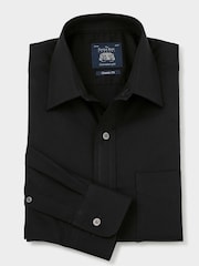 Savile Row Company Classic Fit Twill 100% Cotton Single Cuff Formal Shirt - Image 3 of 5