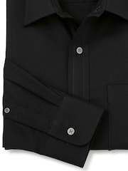 Savile Row Company Classic Fit Twill 100% Cotton Single Cuff Formal Shirt - Image 4 of 5