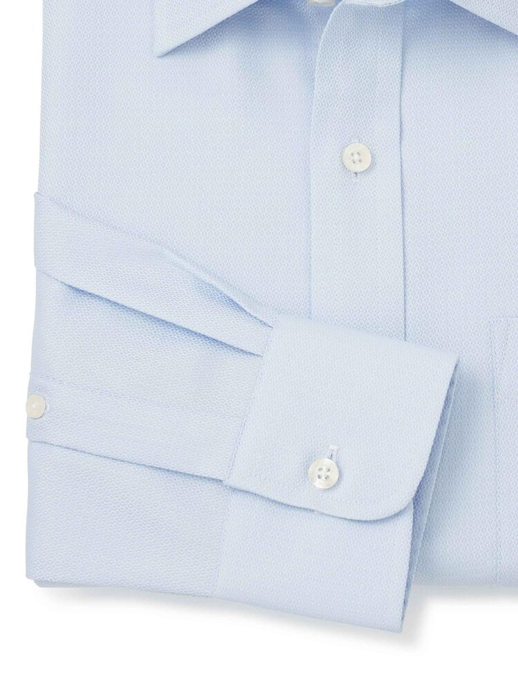 Savile Row Company Classic Fit 100% Cotton Double Cuff Formal Shirt - Image 5 of 5