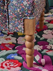 Cath Kidston Harmony Ditsy Charcoal Grey Chair Rodeo Accent Chair - Image 3 of 11