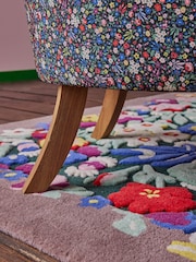Cath Kidston Harmony Ditsy Charcoal Grey Chair Rodeo Accent Chair - Image 5 of 11