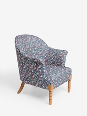 Cath Kidston Harmony Ditsy Charcoal Grey Chair Rodeo Accent Chair - Image 8 of 11