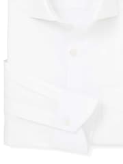 Savile Row Company 100% Cotton Check Single Cuff Formal Shirt - Image 7 of 7