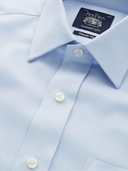 Savile Row Company Classic Fit 100% Cotton Double Cuff Formal Shirt - Image 4 of 5