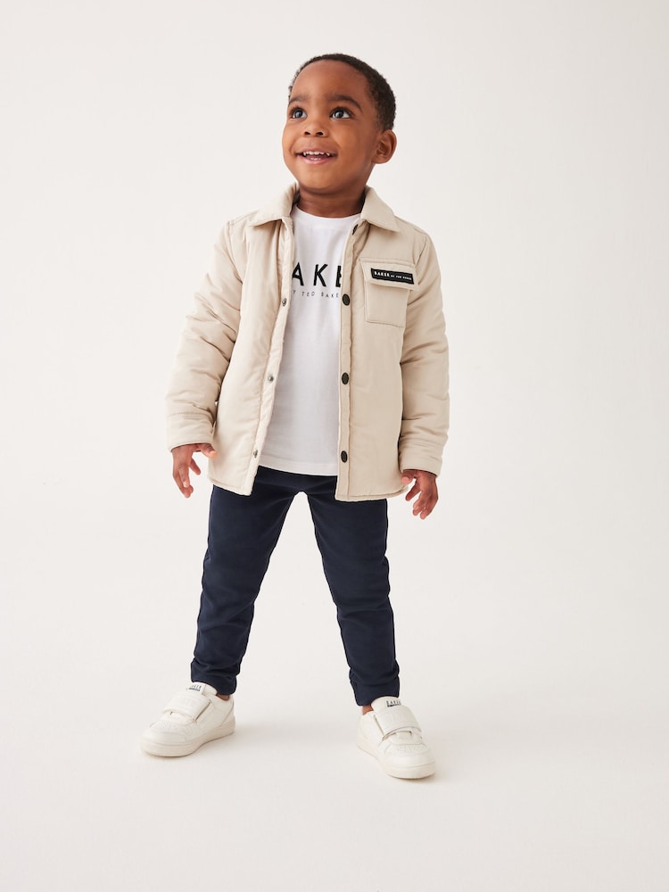Baker by Ted Baker Stone Jacket T-Shirt and Trousers Set - Image 2 of 11