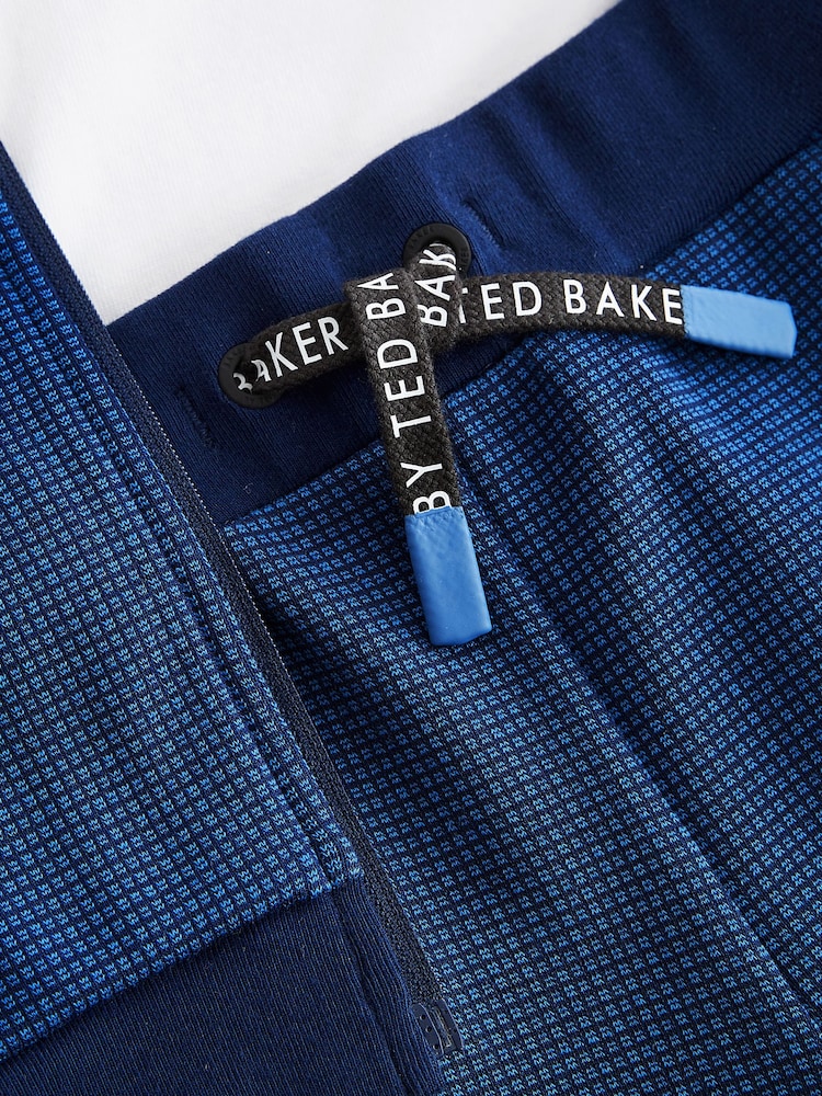 Baker by Ted Baker Blue 100% Cotton Bomber Jacket T-Shirt and Trousers Set - Изображение 15 из 15
