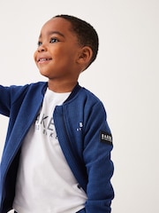 Baker by Ted Baker Blue 100% Cotton Bomber Jacket T-Shirt and Trousers Set - Изображение 6 из 15