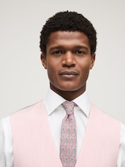 Pink Regular Fit Motionflex Stretch Waistcoat - Image 5 of 9