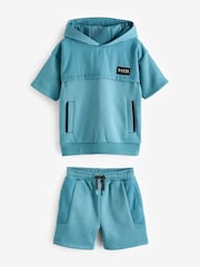 Komplet majice s kapuco in kratkih hlač s potiskom Baker by Ted Baker - Slika 9 iz 14