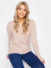 M&Co Pink Scoop Neck Jumper - Image 1 of 4