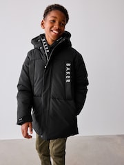 Baker by Ted Baker Shower Resistant Parka Coat - Image 3 of 14