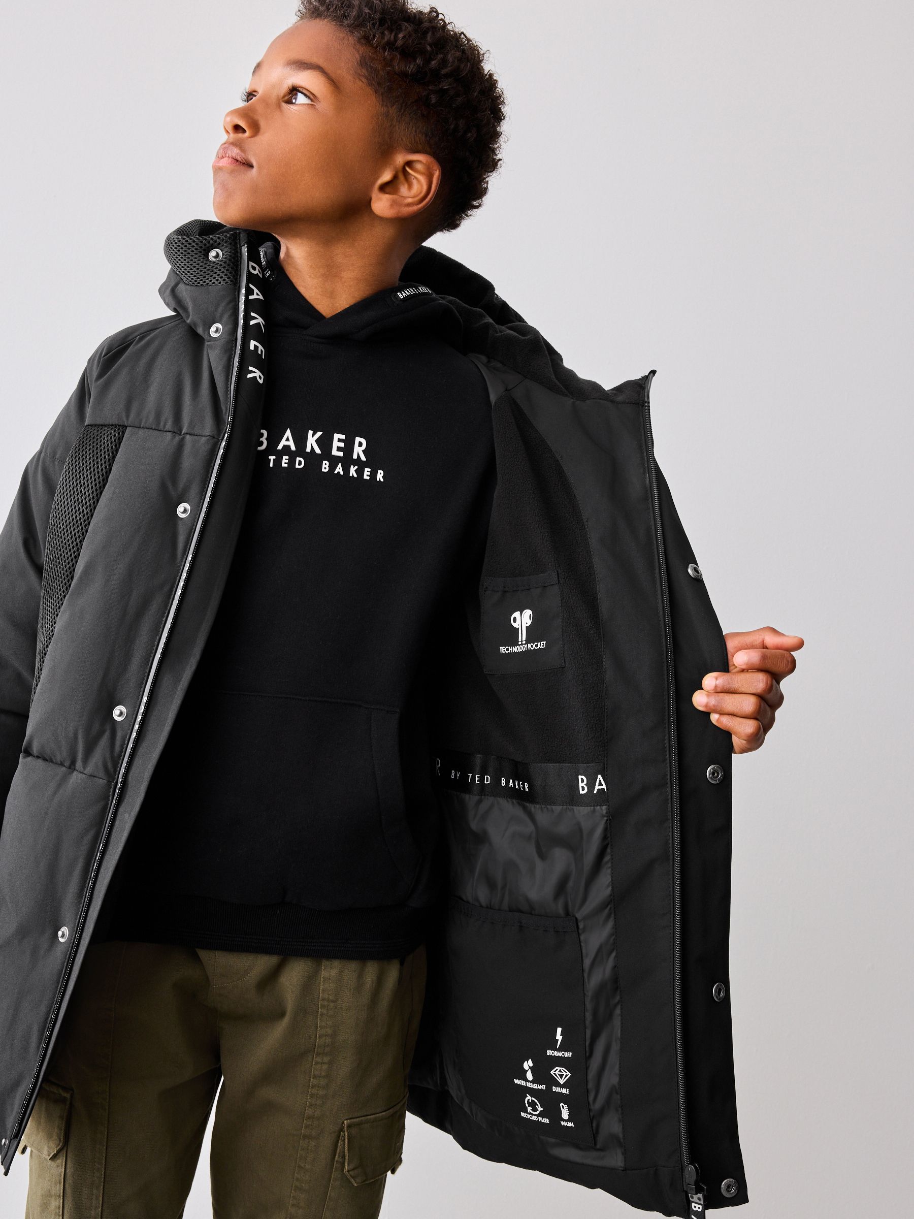 Buy Baker by Ted Baker Shower Resistant Parka Coat from Next USA