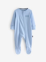 Baker by Ted Baker 100% Cotton Sleepsuit 3 Pack - Image 4 of 7