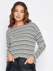 Long Tall Sally Black Drop Shoulder Top - Image 1 of 5