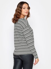 Long Tall Sally Black Drop Shoulder Top - Image 2 of 5