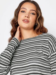 Long Tall Sally Black Drop Shoulder Top - Image 4 of 5