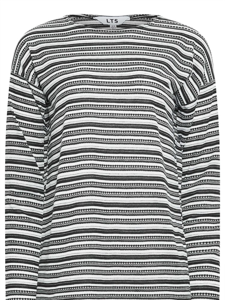Long Tall Sally Black Drop Shoulder Top - Image 5 of 5