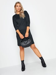 M&Co Green Petite Check Dress - Image 3 of 4