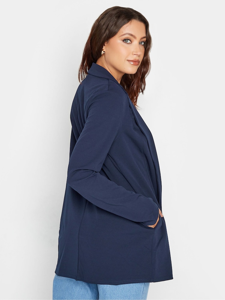 Blau - Long Tall Sally Blazer aus Neopren und Krepp - Bild 2 von 4 Blau - Long Tall Sally Blazer aus Neopren und Krepp - Bild 2 von 4