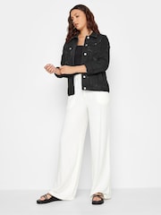 Long Tall Sally Black Distressed Denim Jacket - Image 2 of 4
