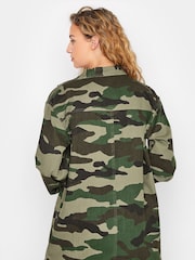 Long Tall Sally Green Camo Utility Jacket - Image 2 of 4