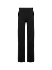 Long Tall Sally Black Wide Leg Jersey Yoga Pants - Image 3 of 4