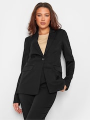 Svart - Long Tall Sally Scuba Crepe Kavaj - Bild 1 av 4