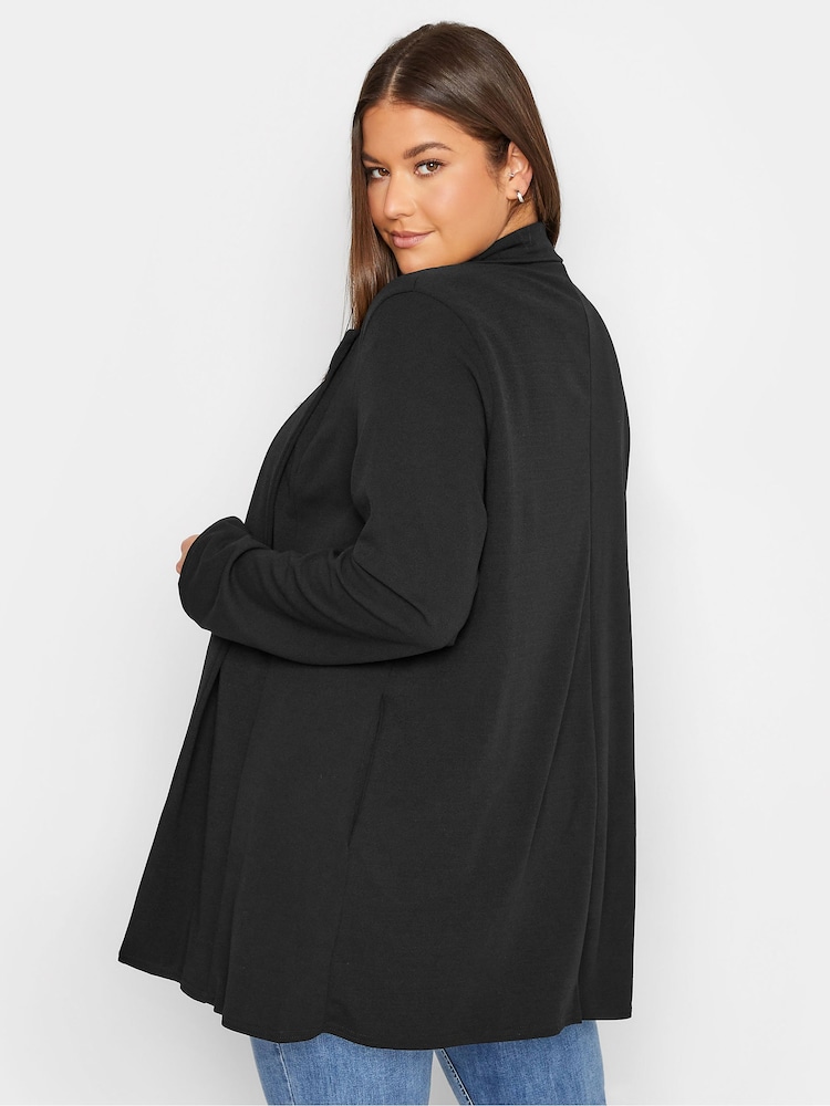 Svart - Long Tall Sally Scuba Crepe Kavaj - Bild 2 av 5