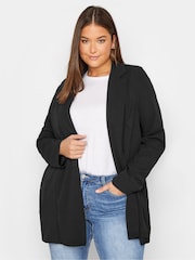 Svart - Long Tall Sally Scuba Crepe Kavaj - Bild 3 av 5