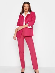 Long Tall Sally Pink Scuba Crepe Blazer - Image 4 of 4