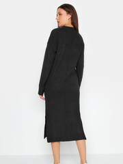 Long Tall Sally Black Knitted Midi Dress - Image 2 of 4