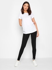 Long Tall Sally Black Stretch Cotton Leggings 2 Pack - Image 2 of 4