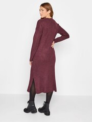 Long Tall Sally Red Knitted Midi Dress - Image 2 of 4