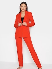 Long Tall Sally Red Scuba Crepe Blazer - Image 3 of 4