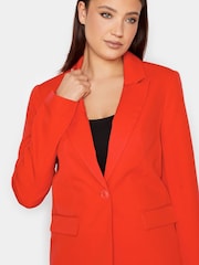 Long Tall Sally Red Scuba Crepe Blazer - Image 4 of 4