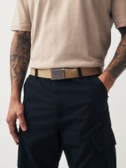 Stone Neutral Canvas Belt - Image 1 of 3