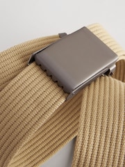 Stone Neutral Canvas Belt - Image 3 of 3