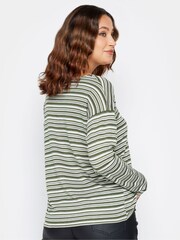 Long Tall Sally Green Drop Shoulder Top - Image 2 of 5