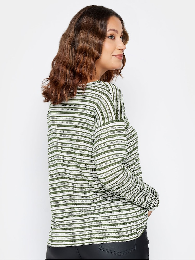 Long Tall Sally Green Drop Shoulder Top - Image 2 of 5
