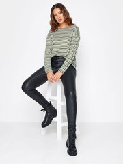 Long Tall Sally Green Drop Shoulder Top - Image 3 of 5