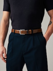 Tan Brown Formal Leather Belt - Image 1 of 4