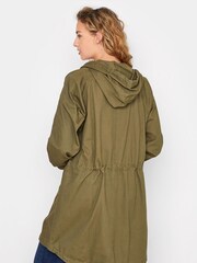 Long Tall Sally Green Washed Twill Parka - Image 2 of 5
