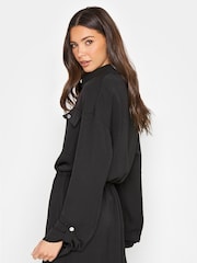 Long Tall Sally Black Utility Shirt - Image 2 of 5