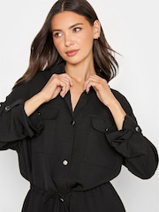 Long Tall Sally Black Utility Shirt - Image 4 of 5