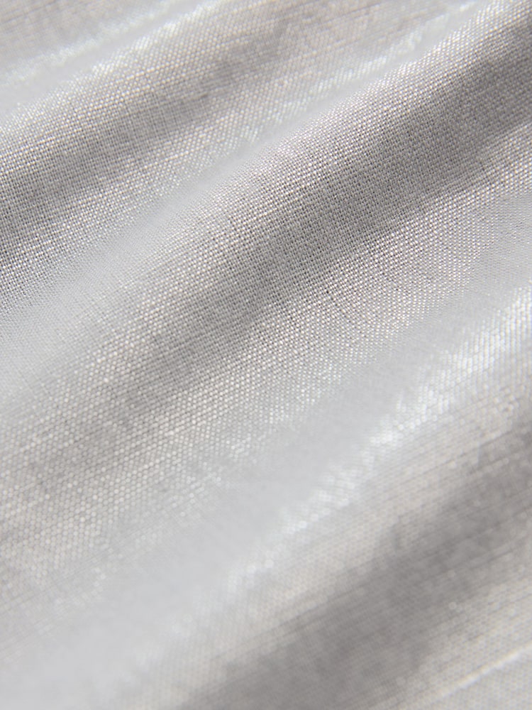 Silver Linen Blend 4 Pocket Straight Leg Trousers - Image 7 of 7